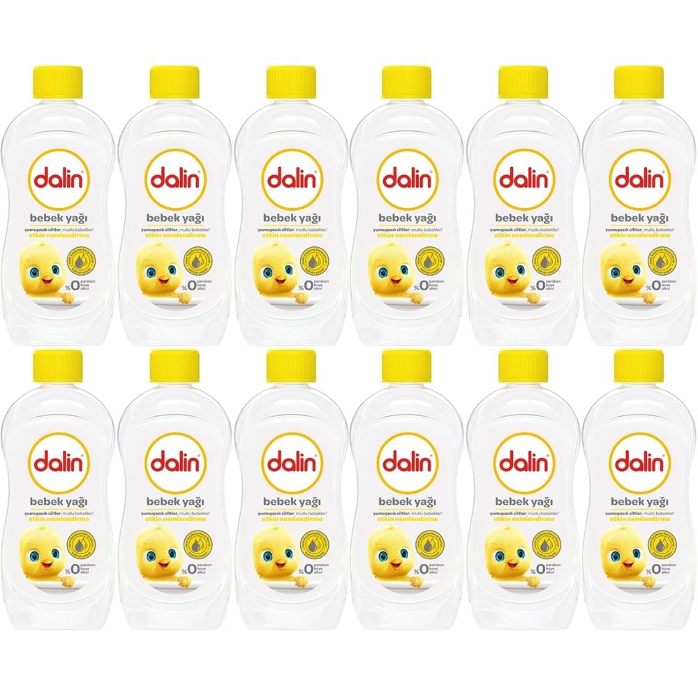 Dalin Bebek Yağı 300ML Klasik Etkin Nemlendirici (12 Li Set)