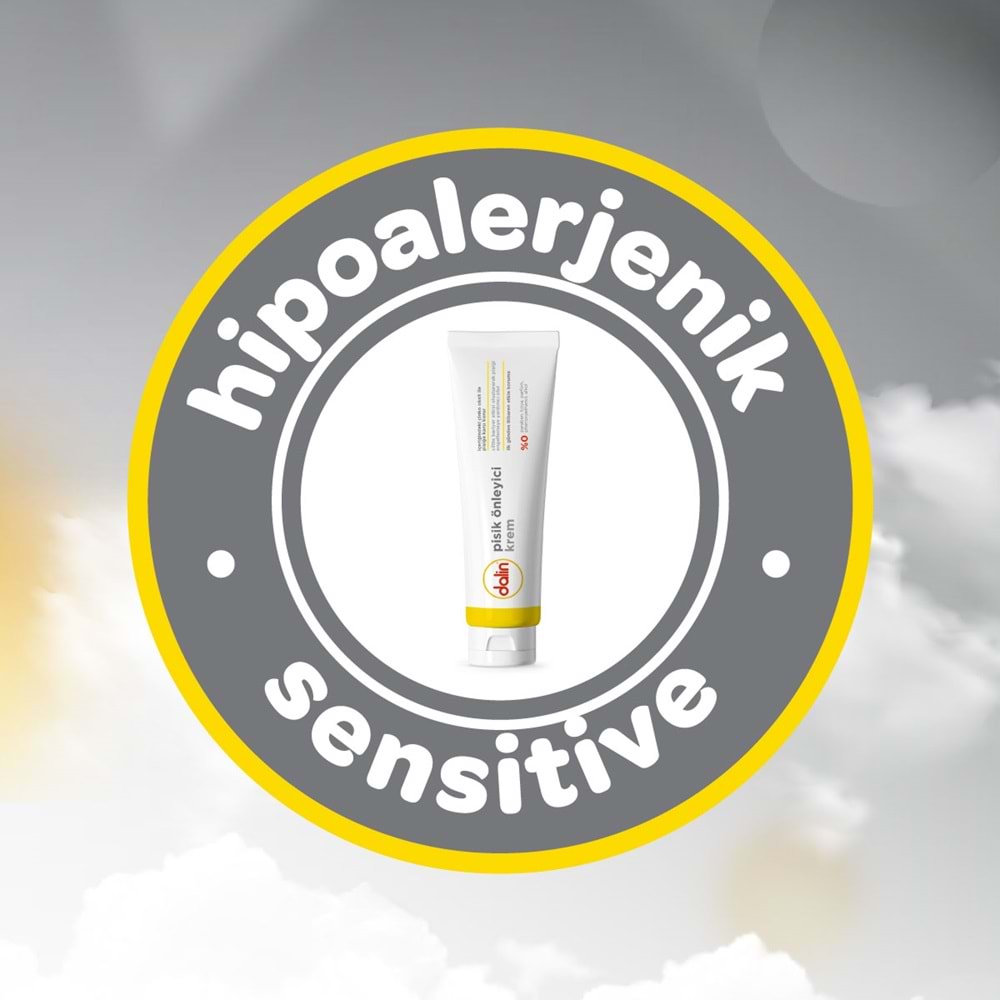 Dalin Pişik öneliyici Krem/Pişik Kremi 100ML (Bebekler İçin) (4 Lü Set)