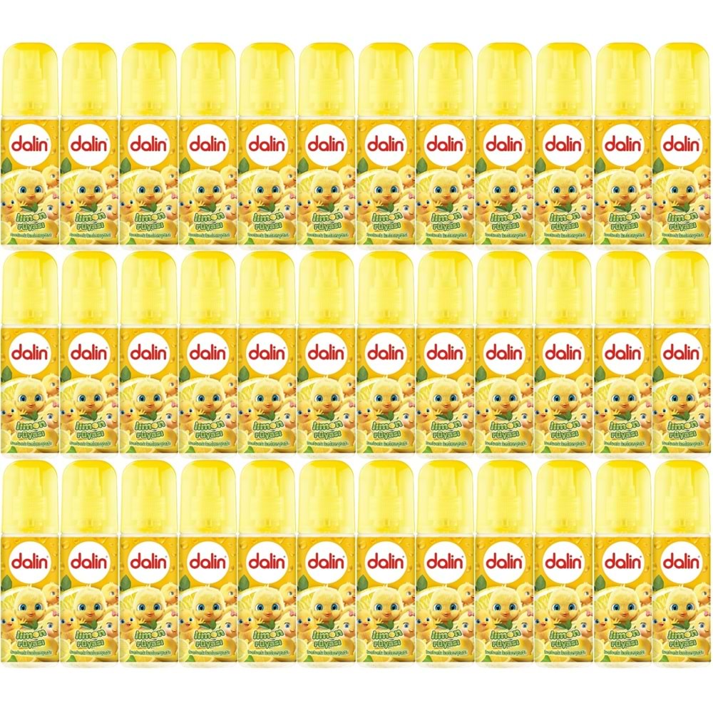 Dalin Bebek Kolonyası 150ML Limon Çiçeği (Limon-Bergomat-Papatya) (36 Lı Set)