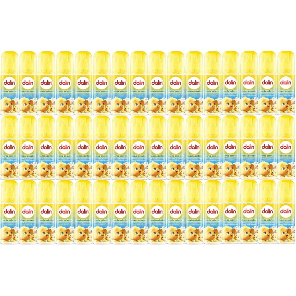 Dalin Bebek Kolonyası 150ML Deniz Esintisi (Bergomat-Zambak-Misk Kokulu) (48 Li Set)