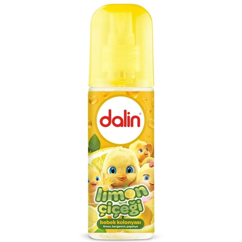 Dalin Bebek Kolonyası 150ML (Okyanus-Orman-Deniz-Çiçek-Bahar-Limon) Karma 12 Li Set