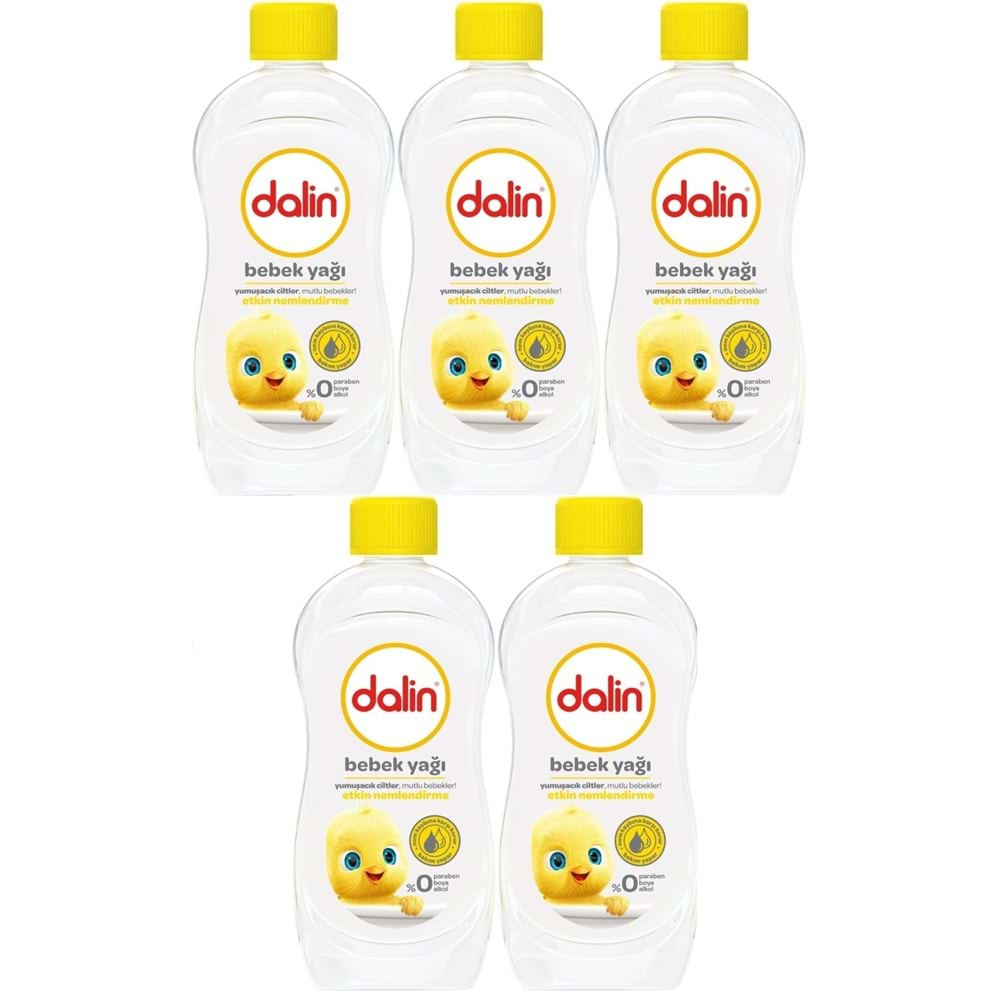 Dalin Bebek Yağı 300ML Klasik Etkin Nemlendirici (5 Li Set)