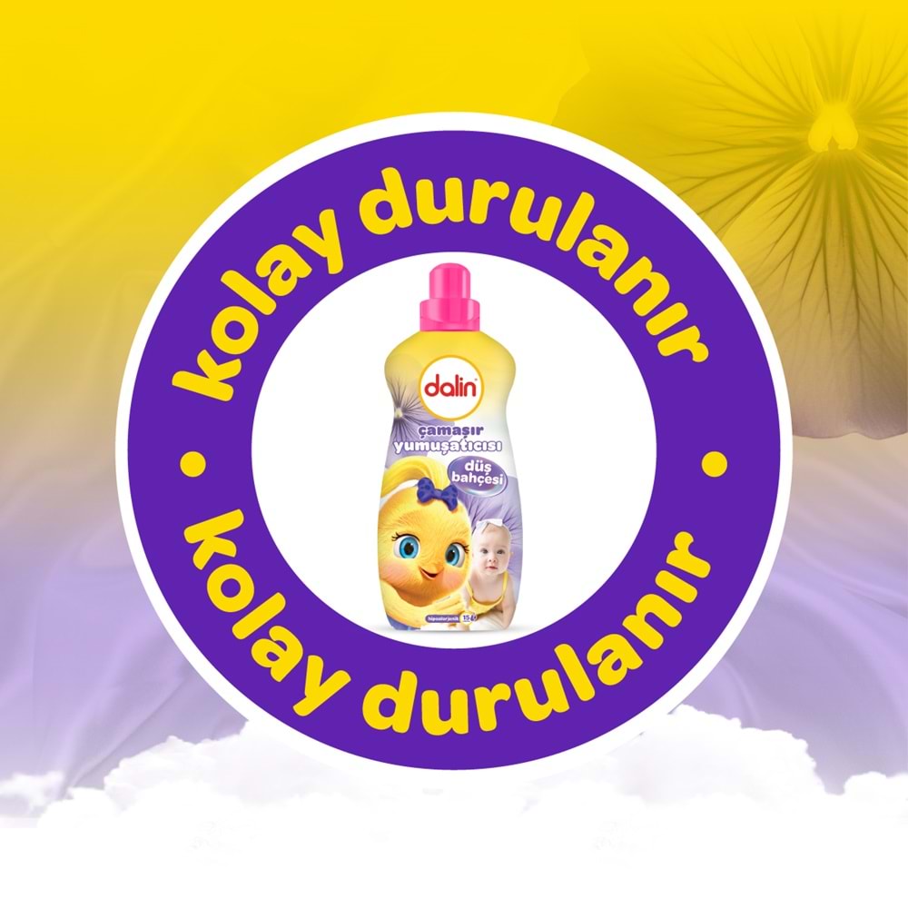 Dalin Çamaşır Yumuşatıcı 1500ML Düş Bahçesi (2 Li Set) (Bebeklere Özel)