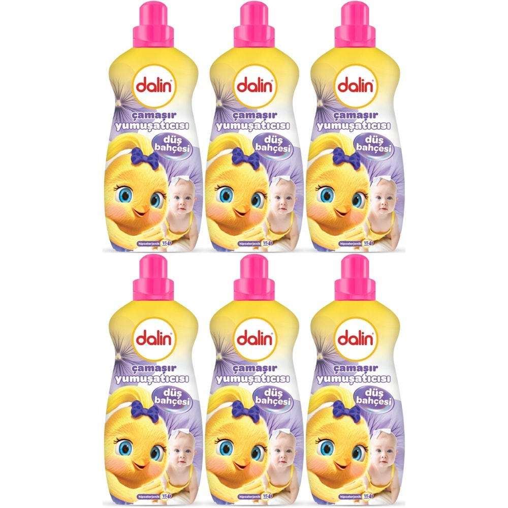 Dalin Çamaşır Yumuşatıcı 1500ML Düş Bahçesi (6 Lı Set) (Bebeklere Özel)