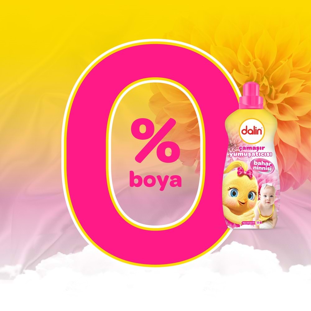 Dalin Çamaşır Yumuşatıcı 1500ML Bahar Ninnisi + 1500ML Düş Bahçesi (Karma 4 Lü Set)