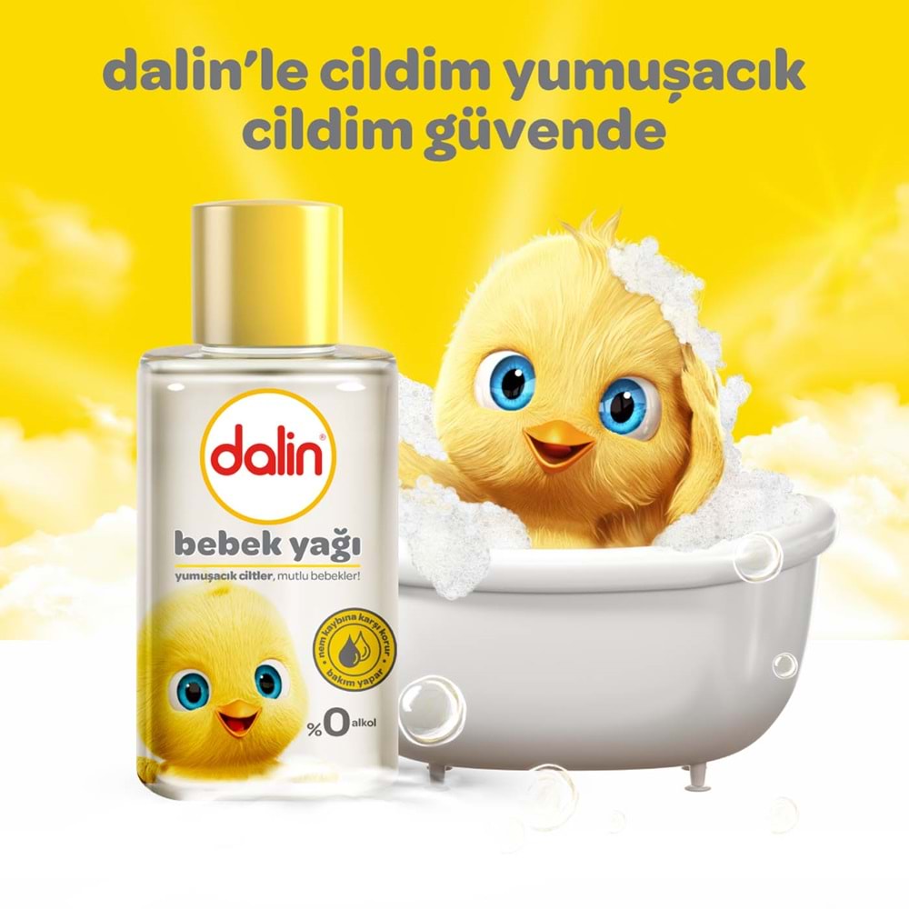 Dalin Bebek Yağı 50ML Klasik Mini (9 Lu Set)