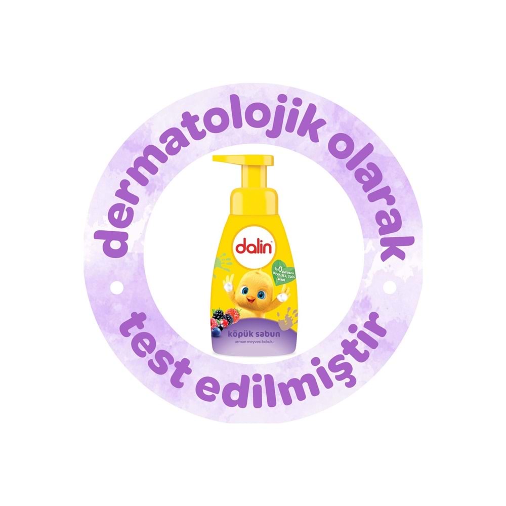 Dalin Köpük Sabun 200ML Orman Meyveli (Çoçuklarınız için) (12 Li Set)
