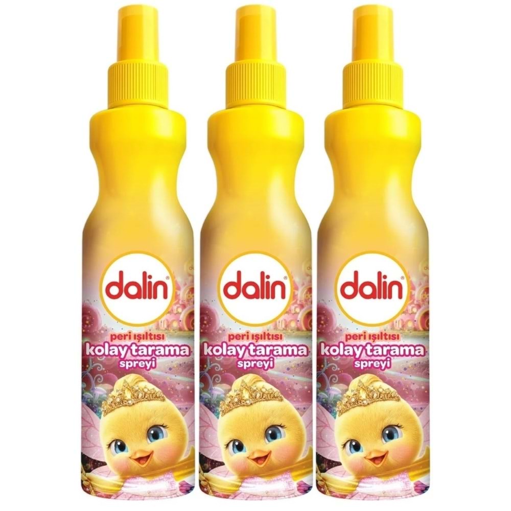 Dalin Kolay Saç Tarama Spreyi 200ML Peri Işıltısı (3 Lü Set)
