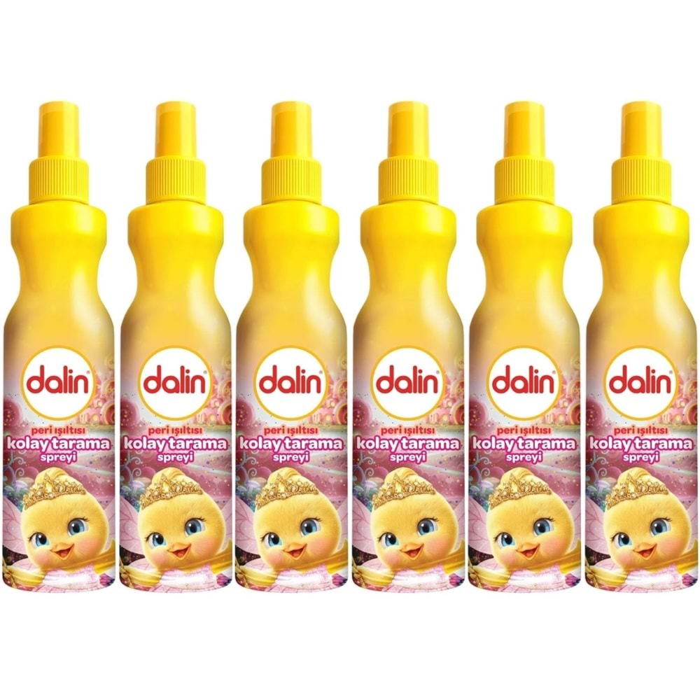 Dalin Kolay Saç Tarama Spreyi 200ML Peri Işıltısı (6 Lı Set)
