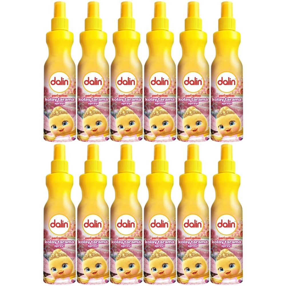 Dalin Kolay Saç Tarama Spreyi 200ML Peri Işıltısı (12 Li Set)
