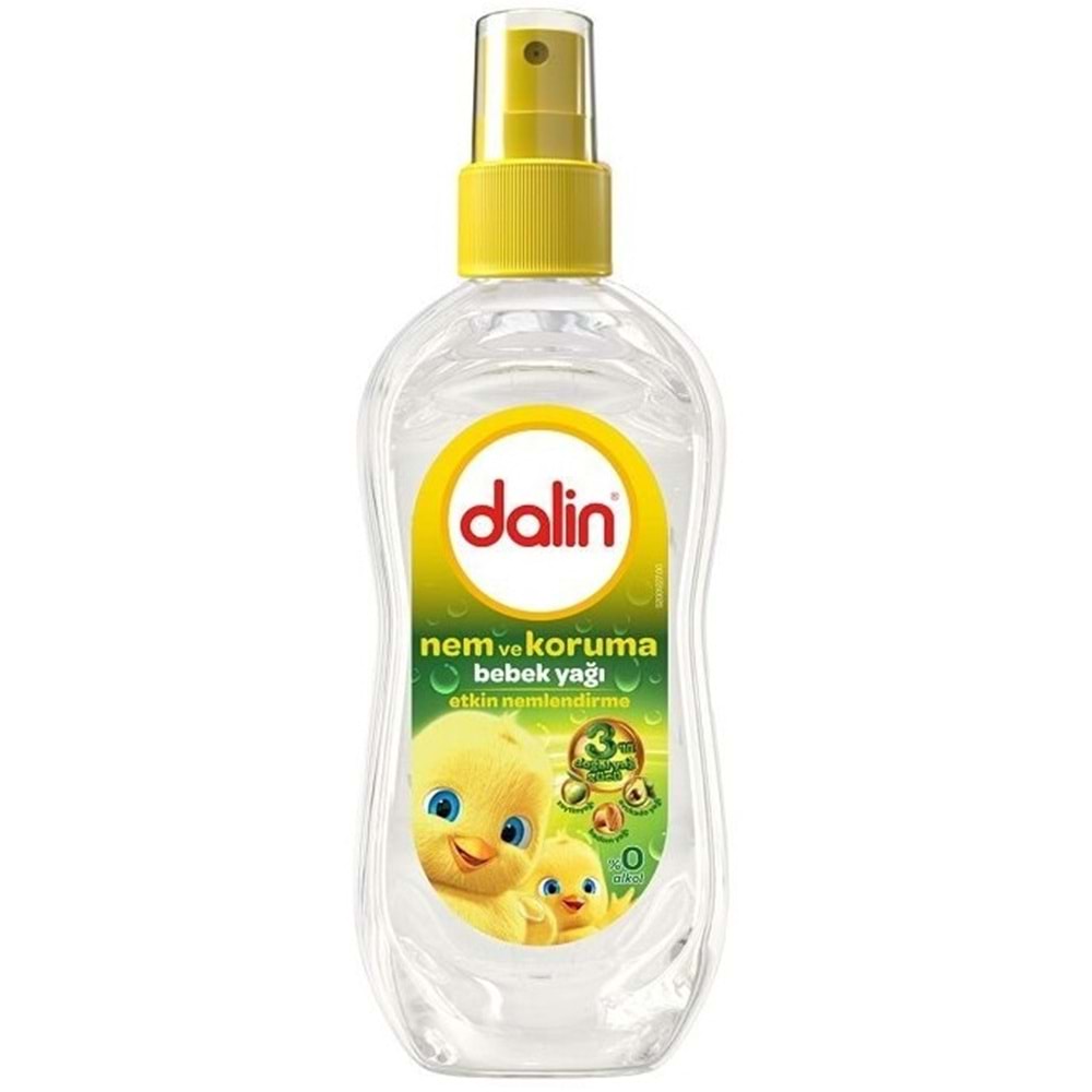 Dalin Bebek Yağı 200ML Sprey Nem ve Koruma (12 Li Set)