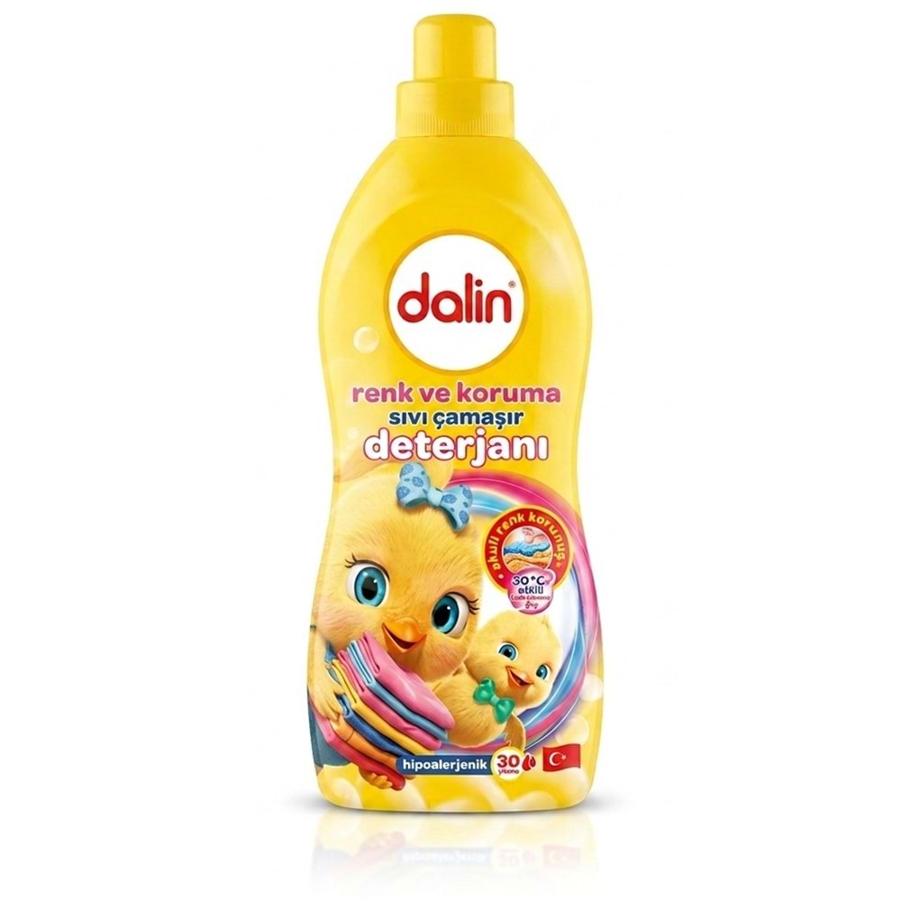 Dalin Sıvı Çamaşır Deterjanı 1500 ML Renk ve Koruma (Hipoalerjenik) (5 Li Set)