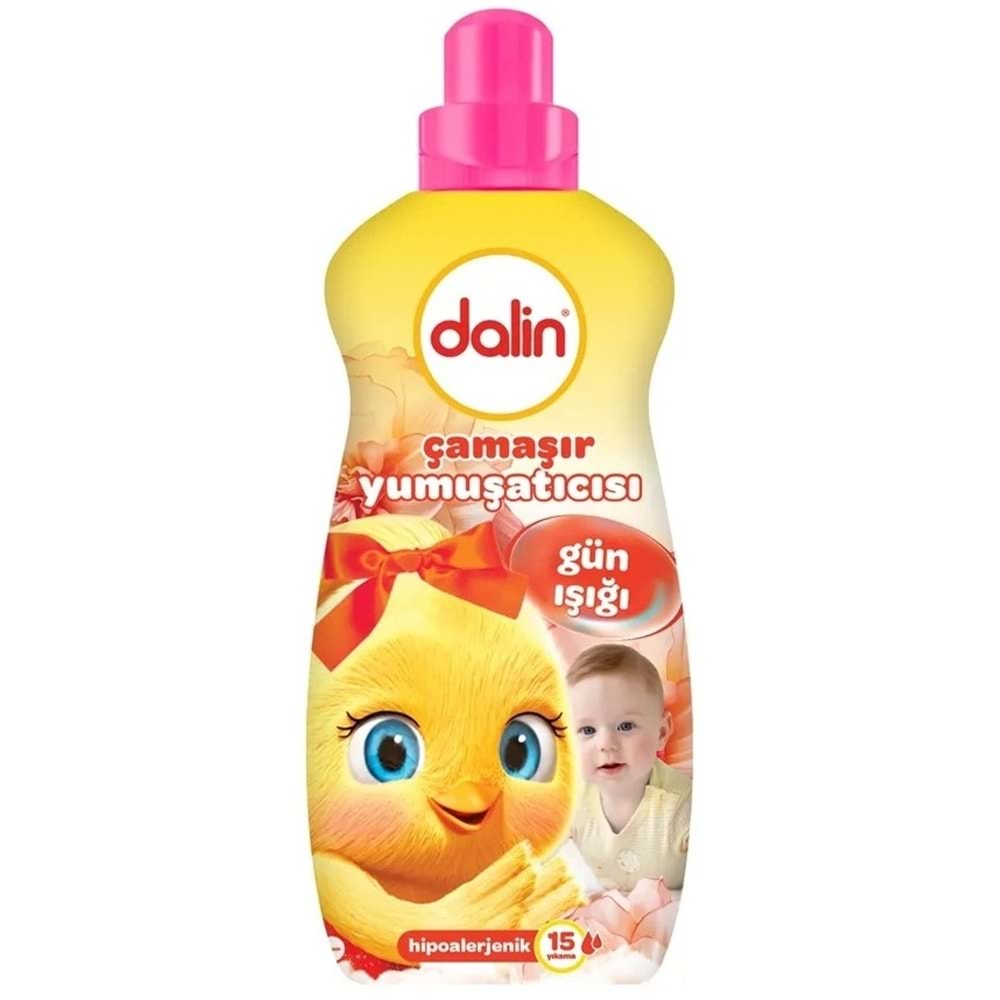 Dalin Çamaşır Yumuşatıcı 1500 ML 4 Lü Karma Set – Bulut Hafifliği + Gün Işığı 6 Litre Hipoalerjenik
