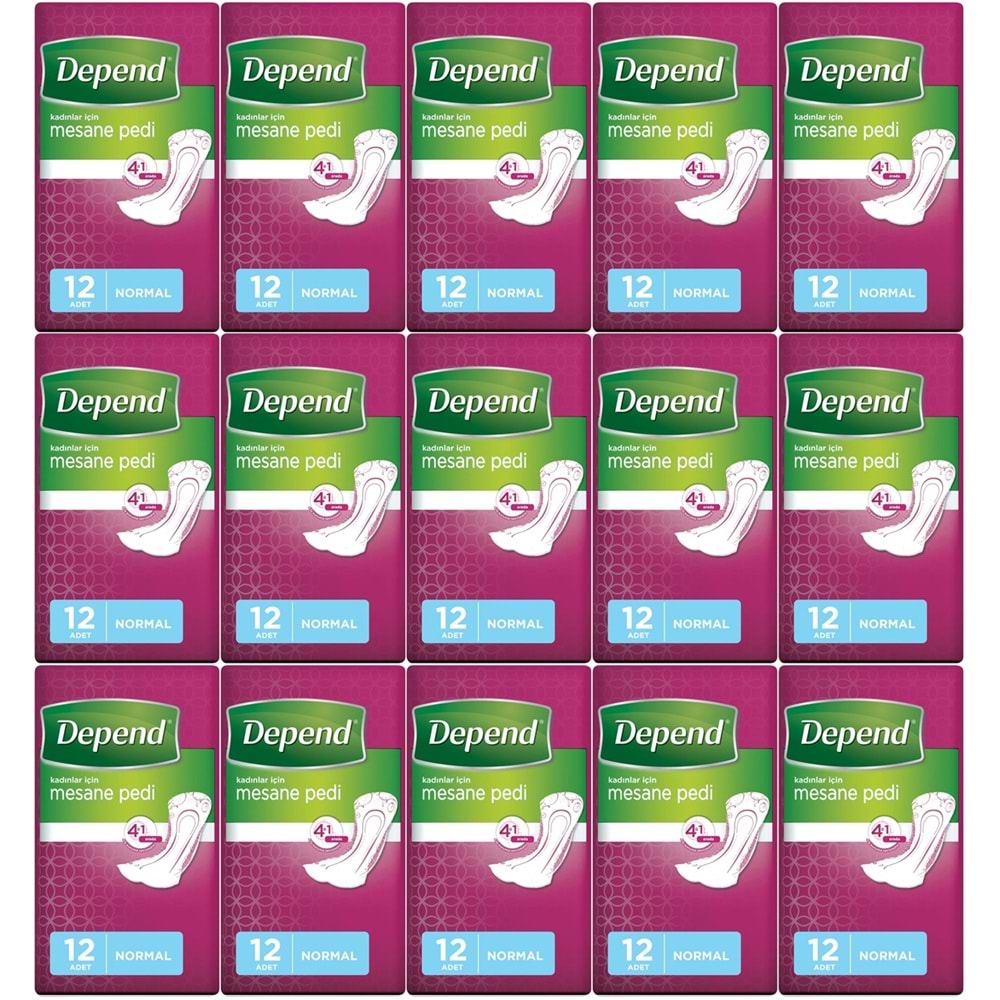 Depend Mesane Pedi Kadın Normal 180 Adet