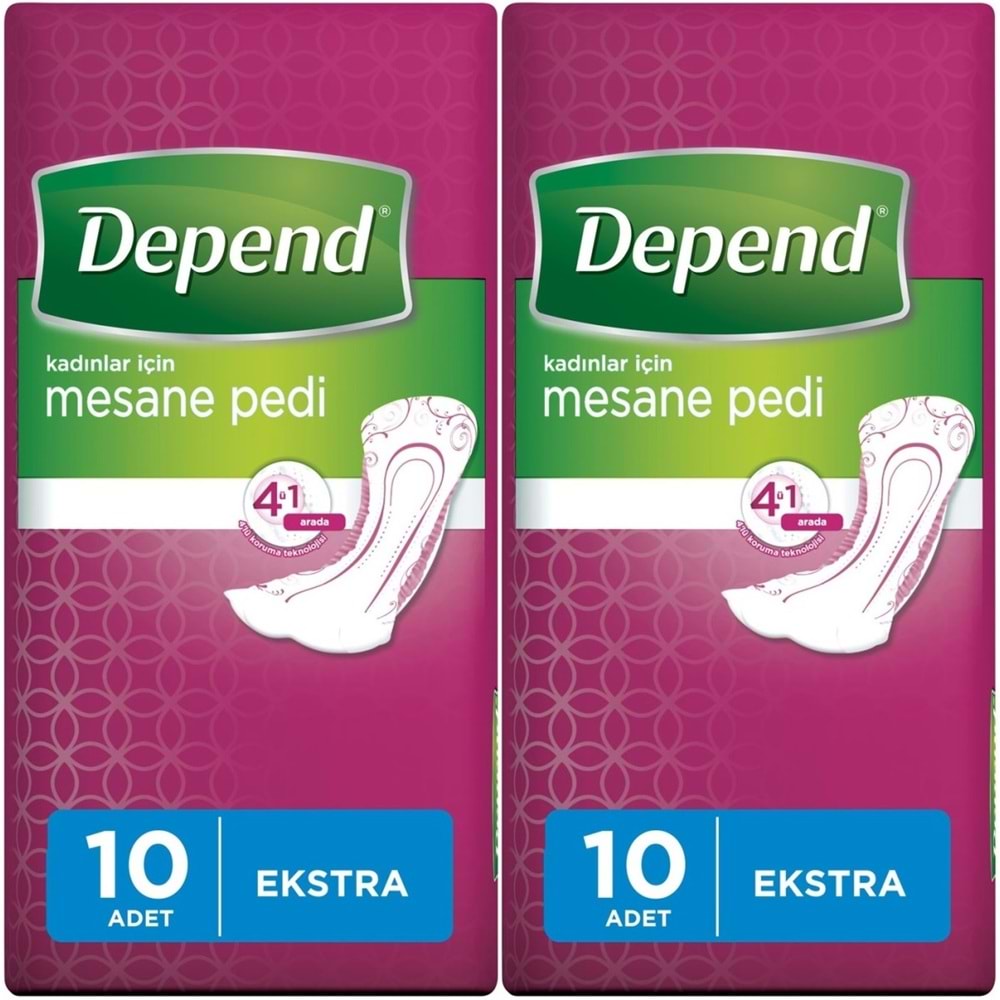 Depend Mesane Pedi Kadın Ekstra 20 Adet