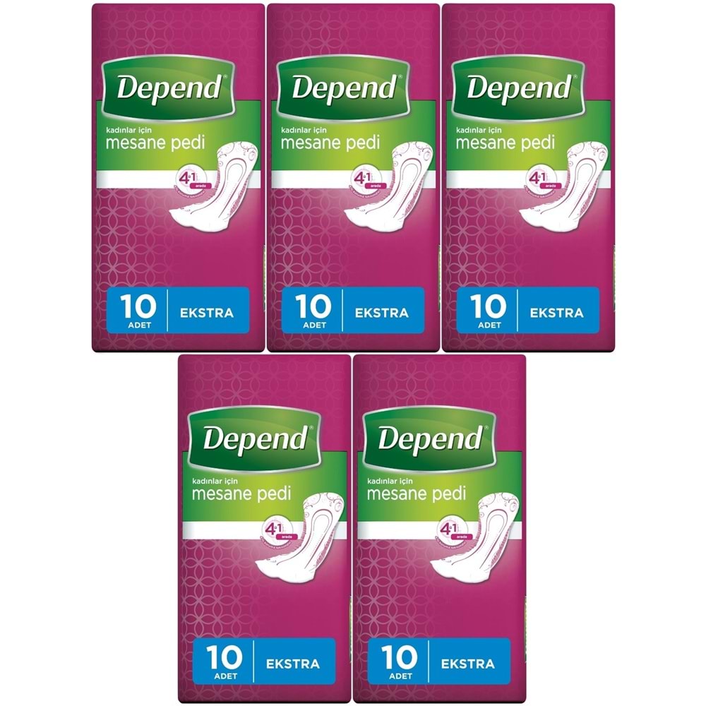 Depend Mesane Pedi Kadın Ekstra 50 Adet
