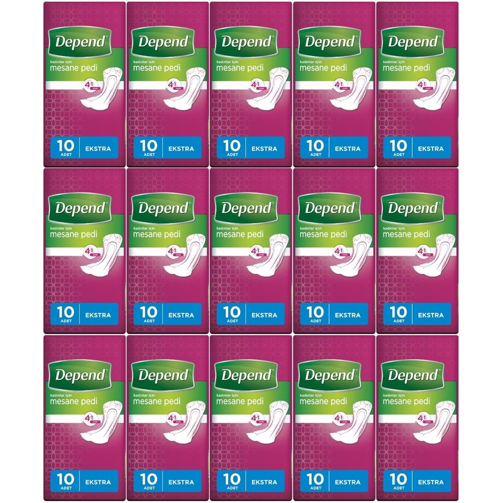 Depend Mesane Pedi Kadın Ekstra 150 Adet