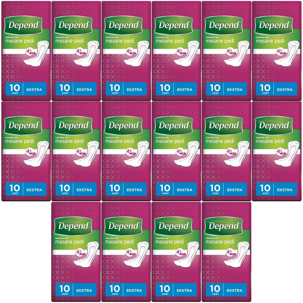 Depend Mesane Pedi Kadın Ekstra 160 Adet
