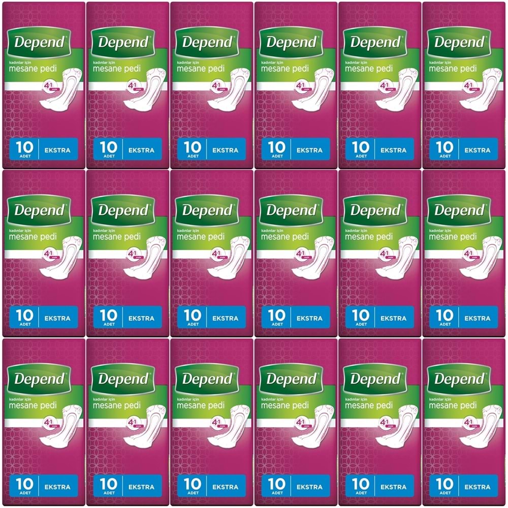 Depend Mesane Pedi Kadın Ekstra 180 Adet