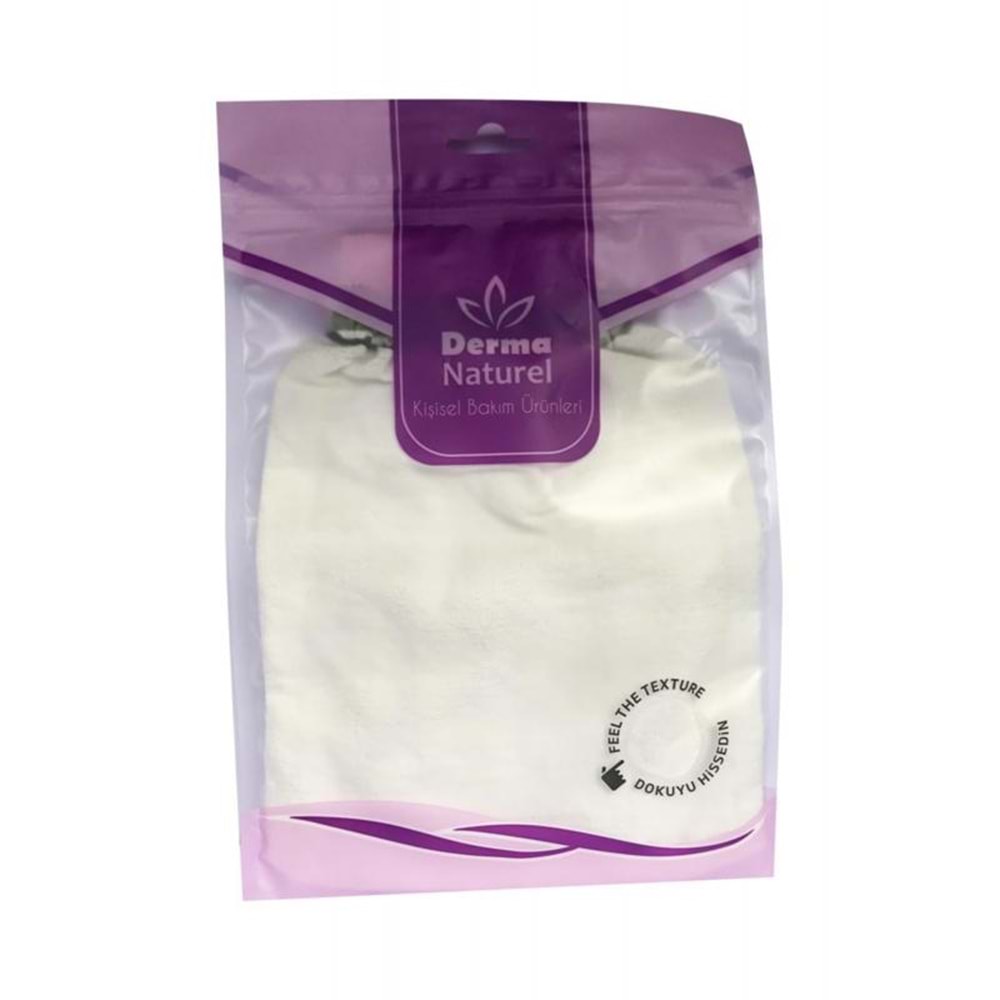 Derma Naturel Krep Lastikli Kese MS-20 (6 Lı Set)