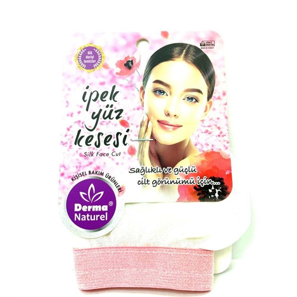 Derma Naturel İpek Yüz Kesesi MS-31 (4 Lü Set)