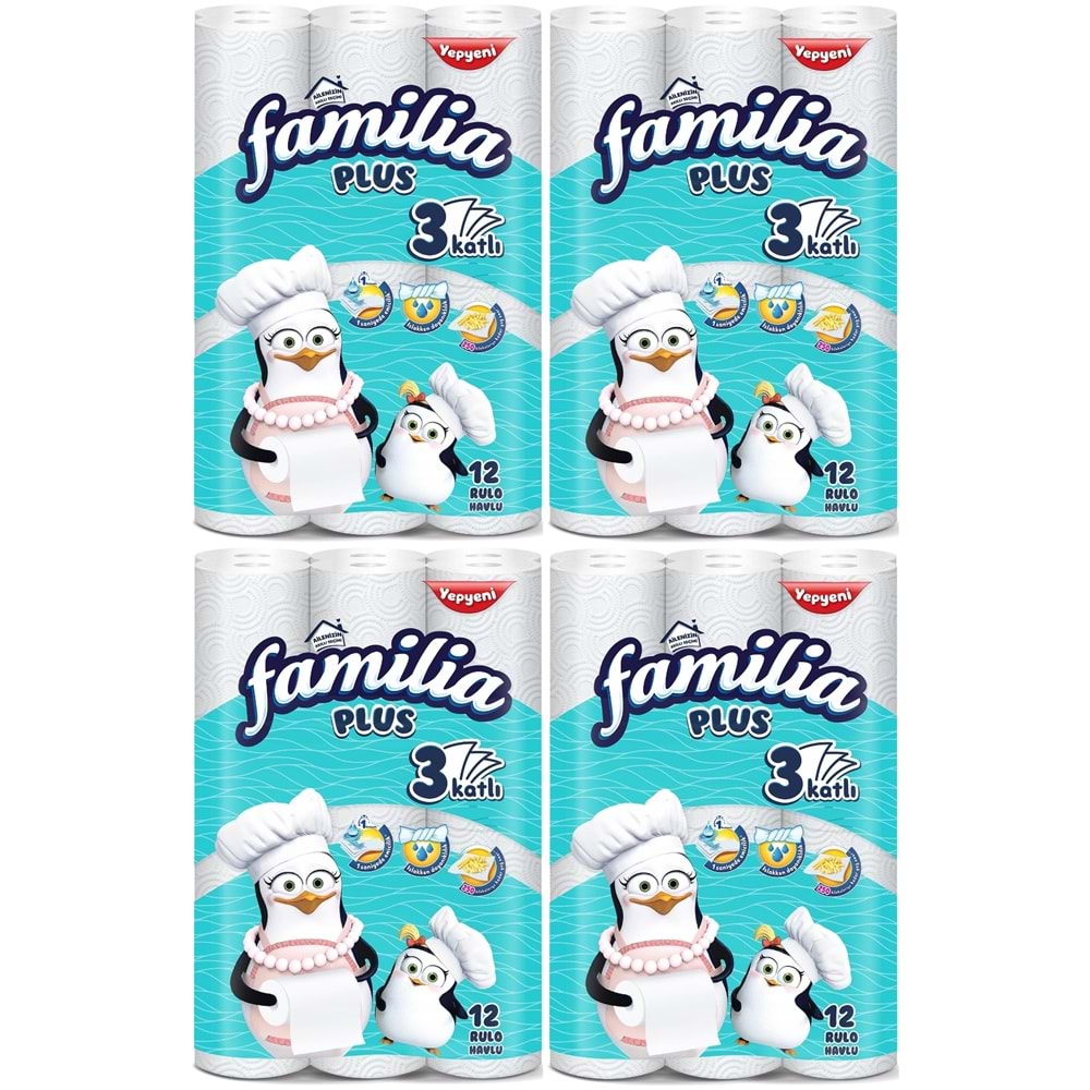 Familia Kağıt Havlu Plus 48 Li Pk (3 Katlı) (4PK*12)