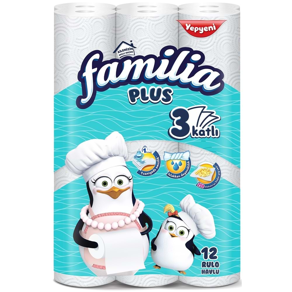 Familia Kağıt Havlu Plus 48 Li Pk (3 Katlı) (4PK*12)