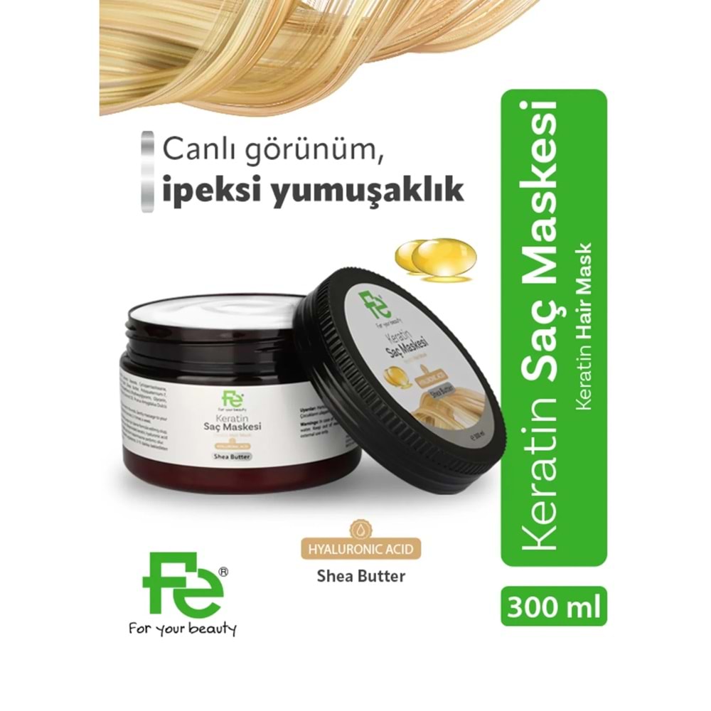 Fe Keratin Saç Maskesi 300ML (5 Li Set)