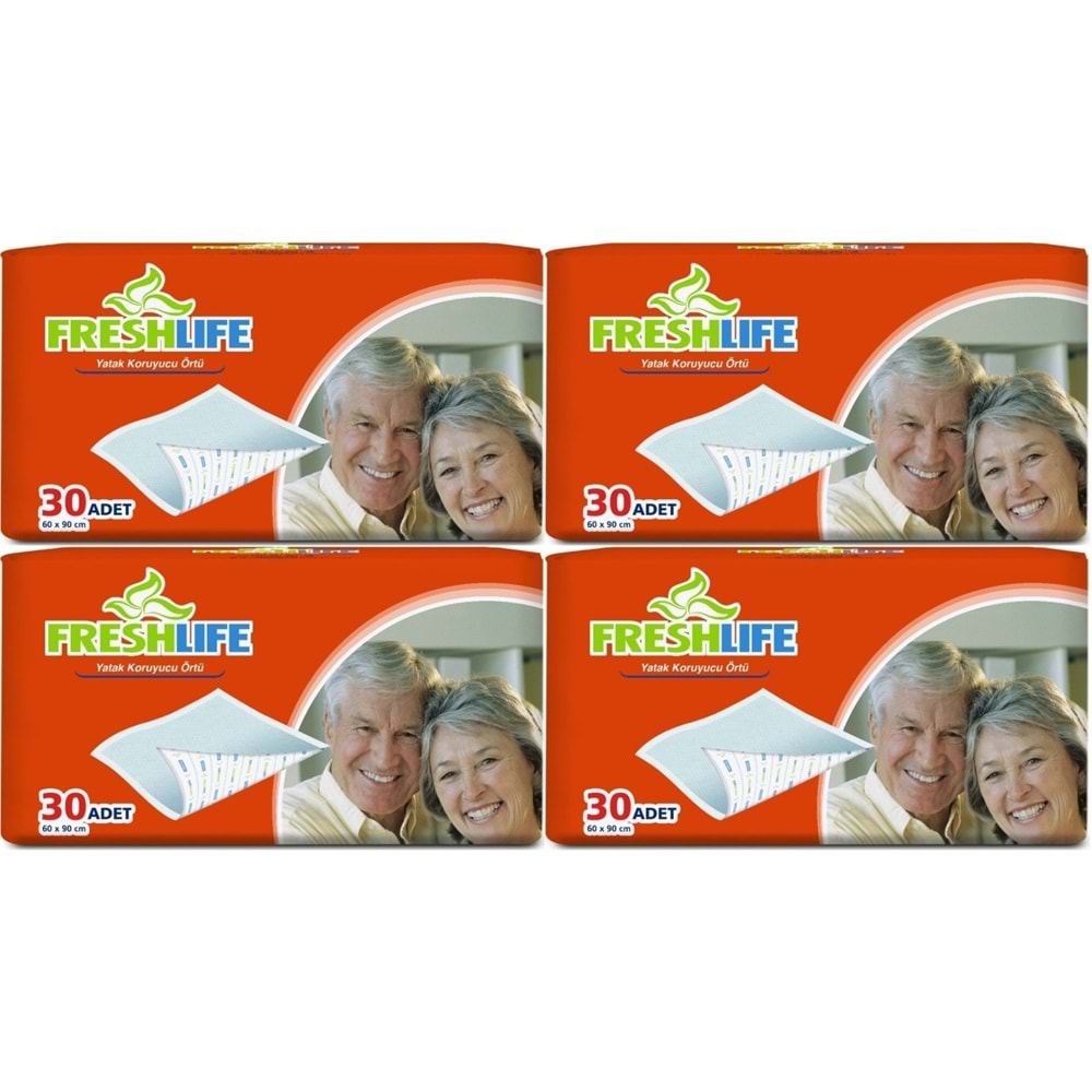 FreshLife Hasta Yatak Koruyucu 60*90CM 120 Adet (4PK*30)