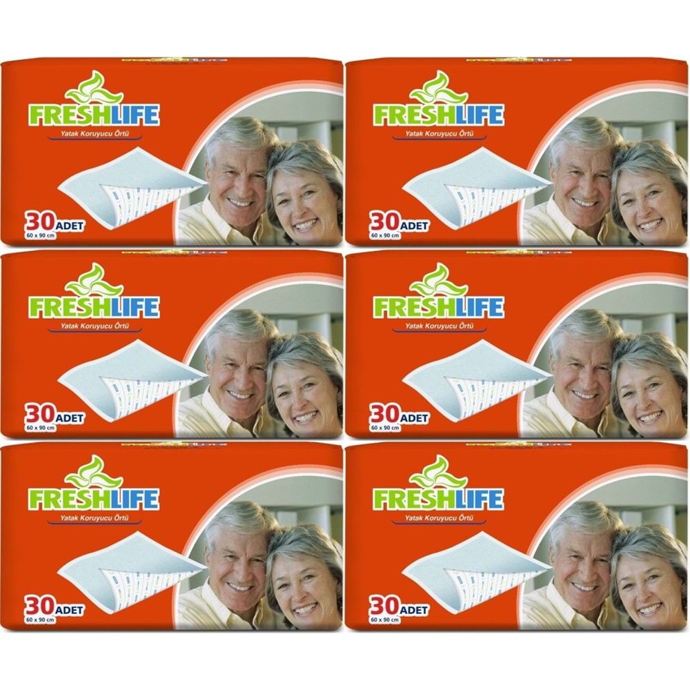 FreshLife Hasta Yatak Koruyucu 60*90CM 180 Adet (6PK*30)
