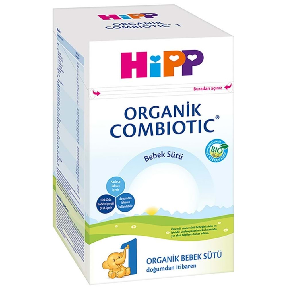 Hipp Organik Combiotic Bebek Sütü 800GR No:1 (0-6 Ay) (2 Li Set)
