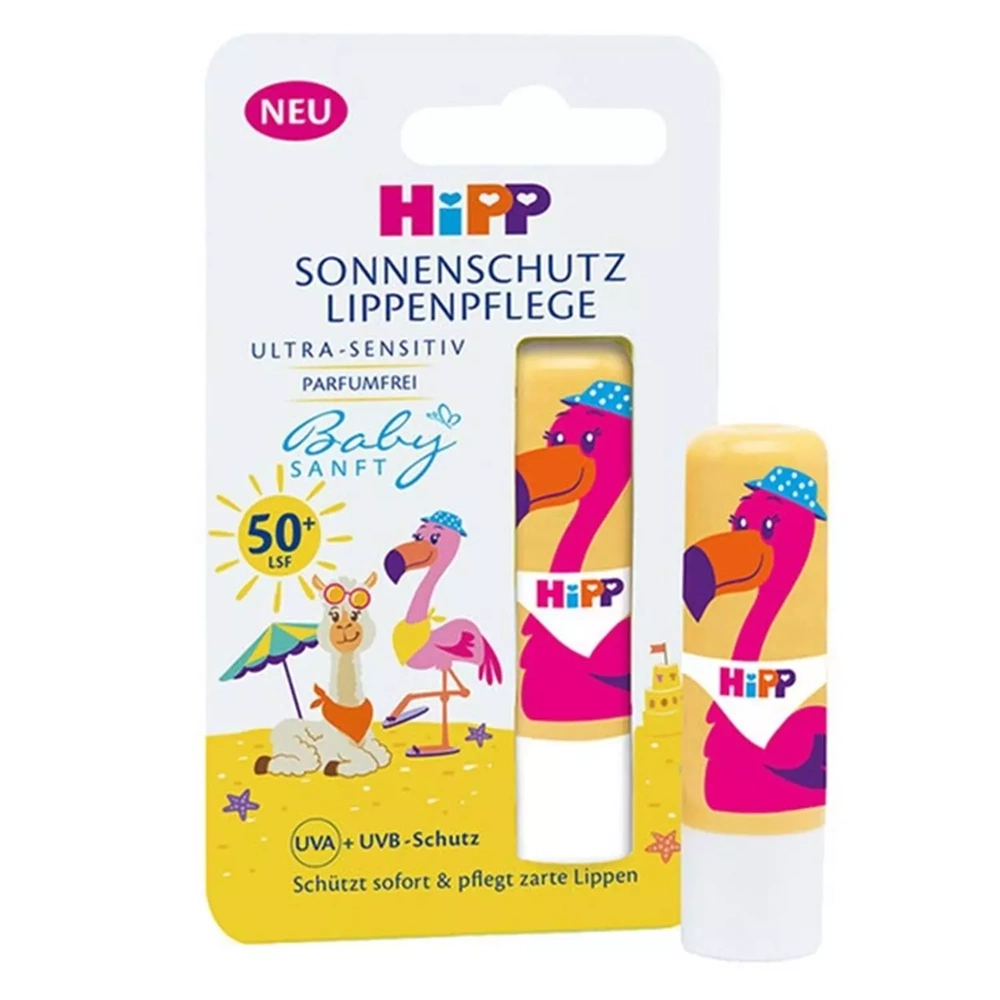 Hipp Babysanft Güneş Koruyucu Dudak Nemlendiricisi Ultra Sensıtıv 4.8GR (Sarı-Pembe) (4 Lü Set)