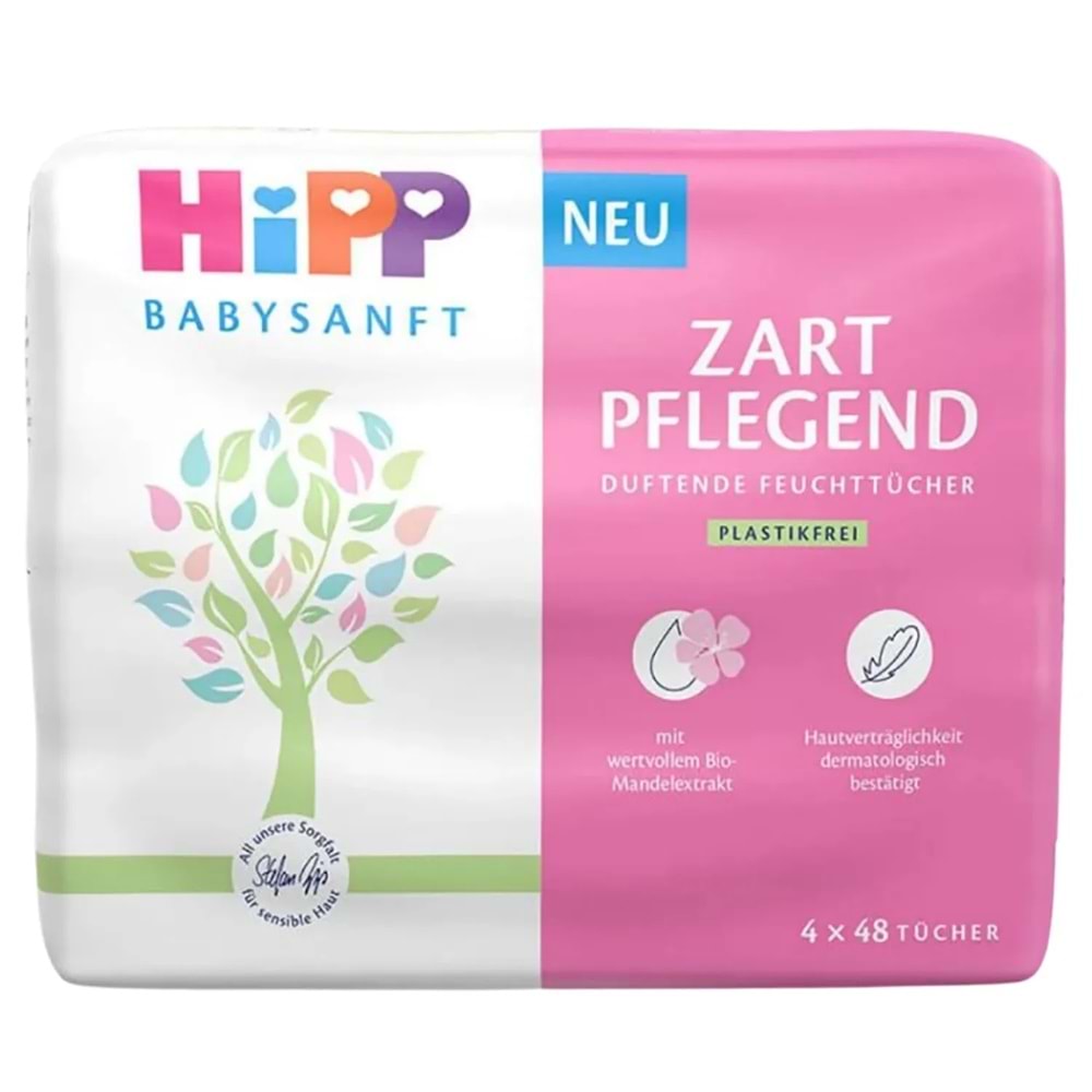 Hipp Baby Sanft Islak Havlu Mendil 48 Yaprak Klasik 6 Lı Set (2PK*3) 288 Yaprak