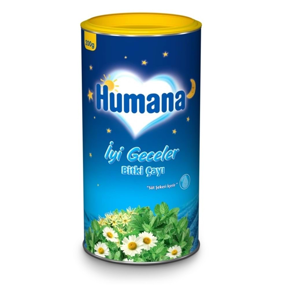 Humana İyi Geceler Çayı 200GR (Melisa Yağı İçeren Karışık Bitki İçecek Tozu) (2 Li Set)