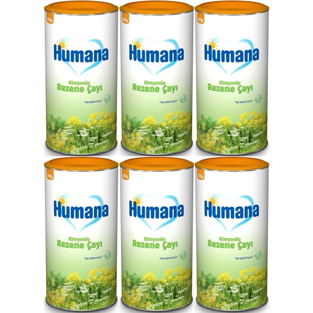 Humana Kimyonlu Rezene Bitki Çayı - Tozu 200GR (6 Lı Set)