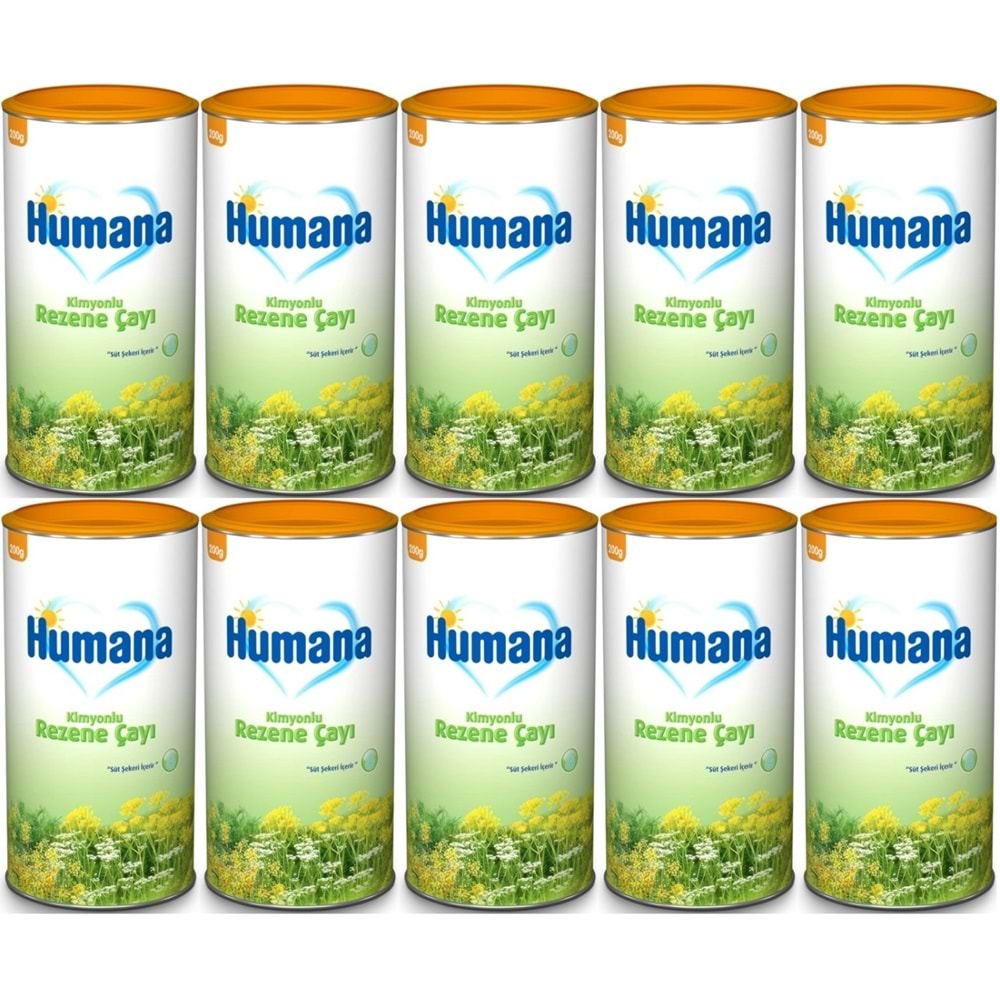 Humana Kimyonlu Rezene Bitki Çayı - Tozu 200GR (10 Lu Set)