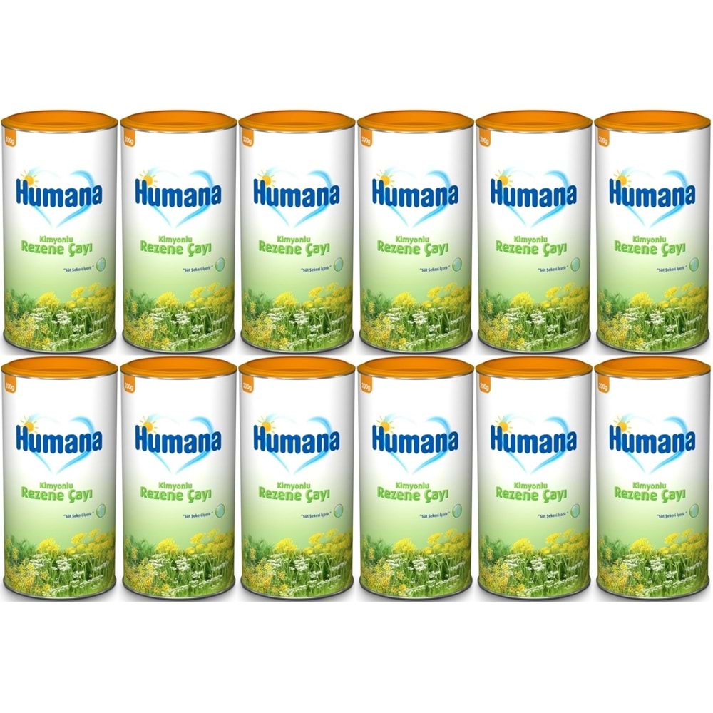 Humana Kimyonlu Rezene Bitki Çayı - Tozu 200GR (12 Li Set)