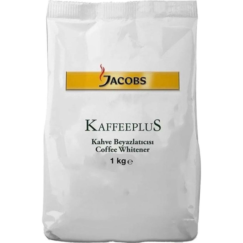 Jacobs Medium Çekirdek Kahve 1KG (Espresso Beans) & Kaffeeplus Süt Tozu 1KG (Karma 12 Li Set)