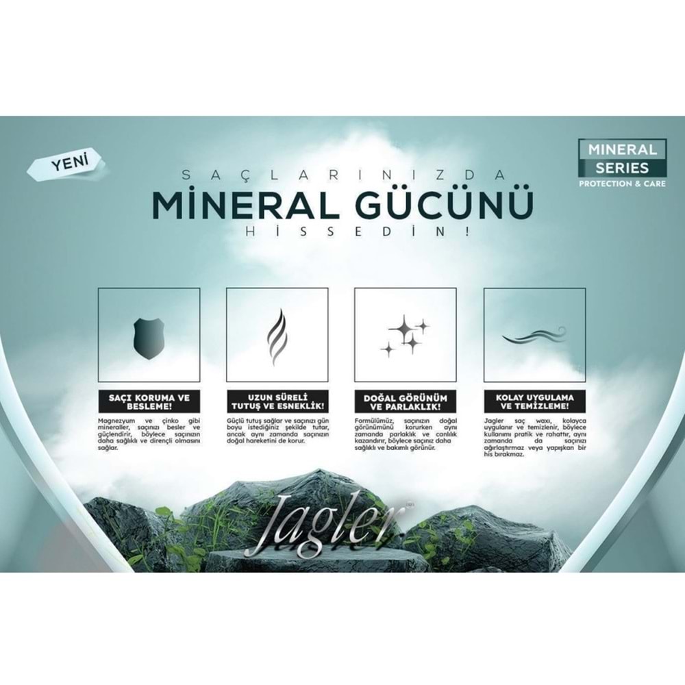 Jagler Süper Wax 150ML Extra Strong hold - Ekstra Güçlü Tutuş (9 Lu Set)