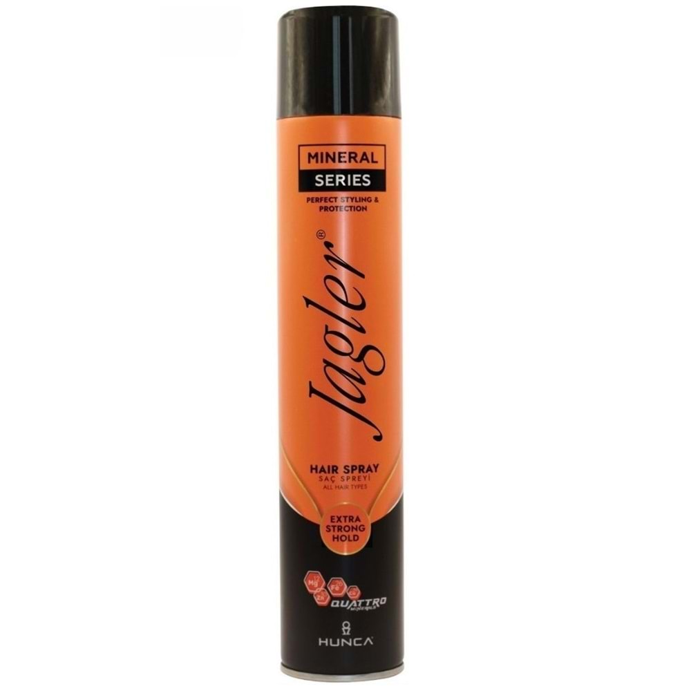 Jagler Saç Spreyi 400ML Extra Strong Hold Ekstra Güçlü Tutuş & Minarelli Ekstra Sert (Karma 6Lı Set)