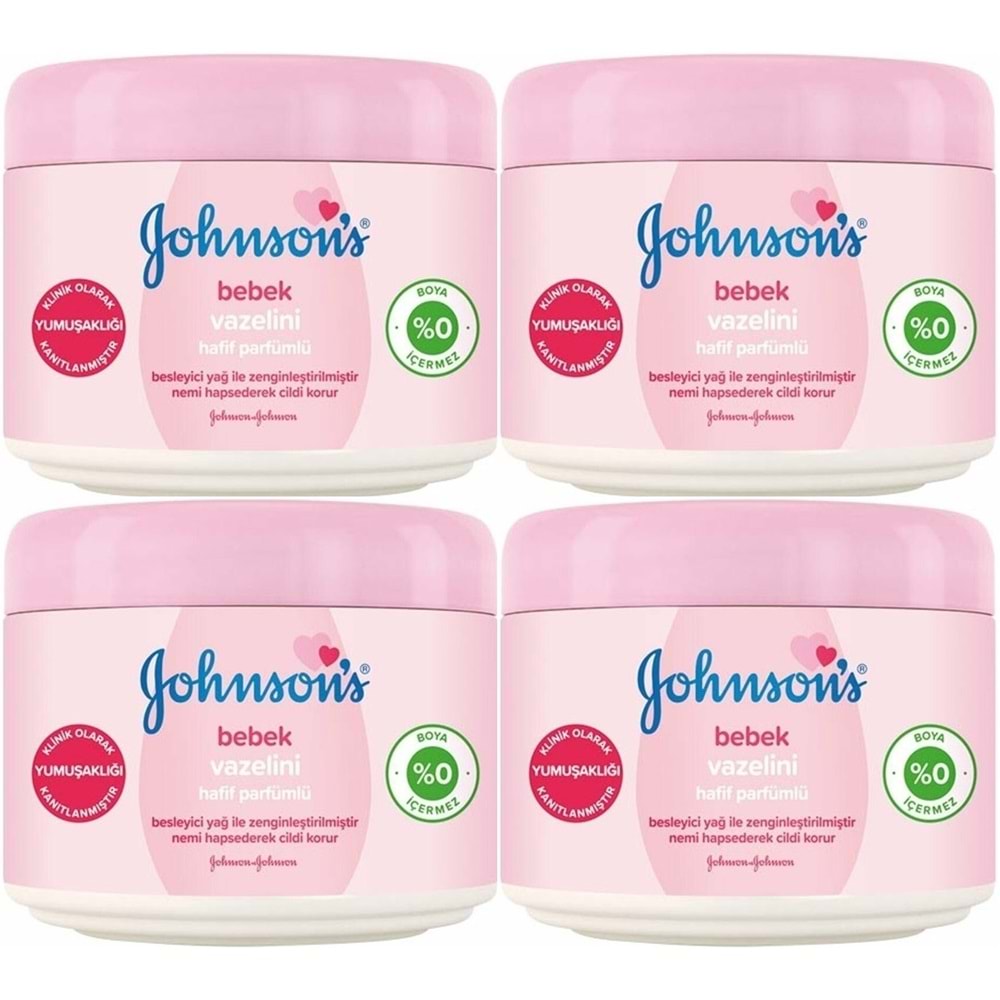 Johnsons Baby Bebek Vazelini Hafif Parfümlü 100ML (4 lü Set)