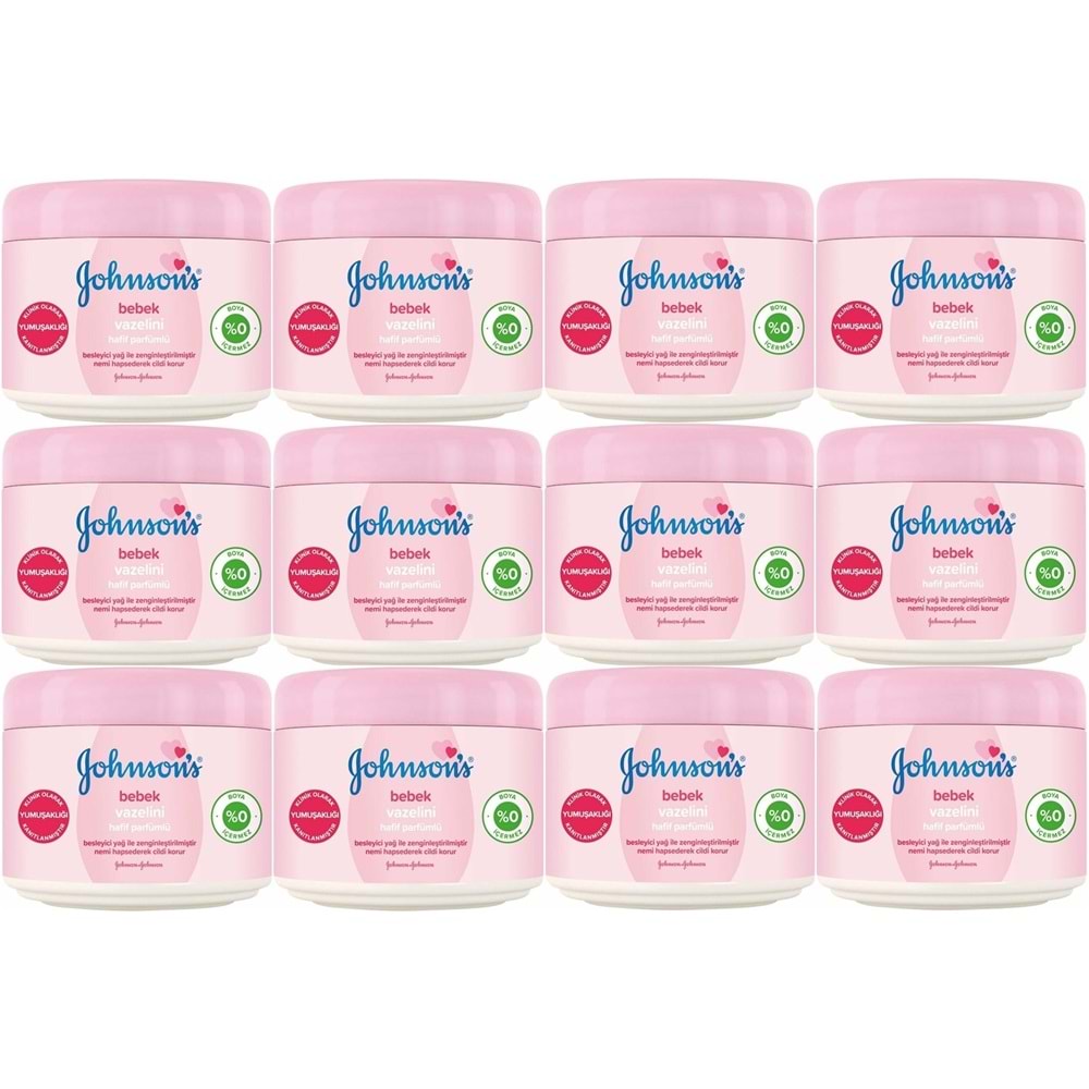 Johnsons Baby Bebek Vazelini Hafif Parfümlü 100ML (12 li Set)