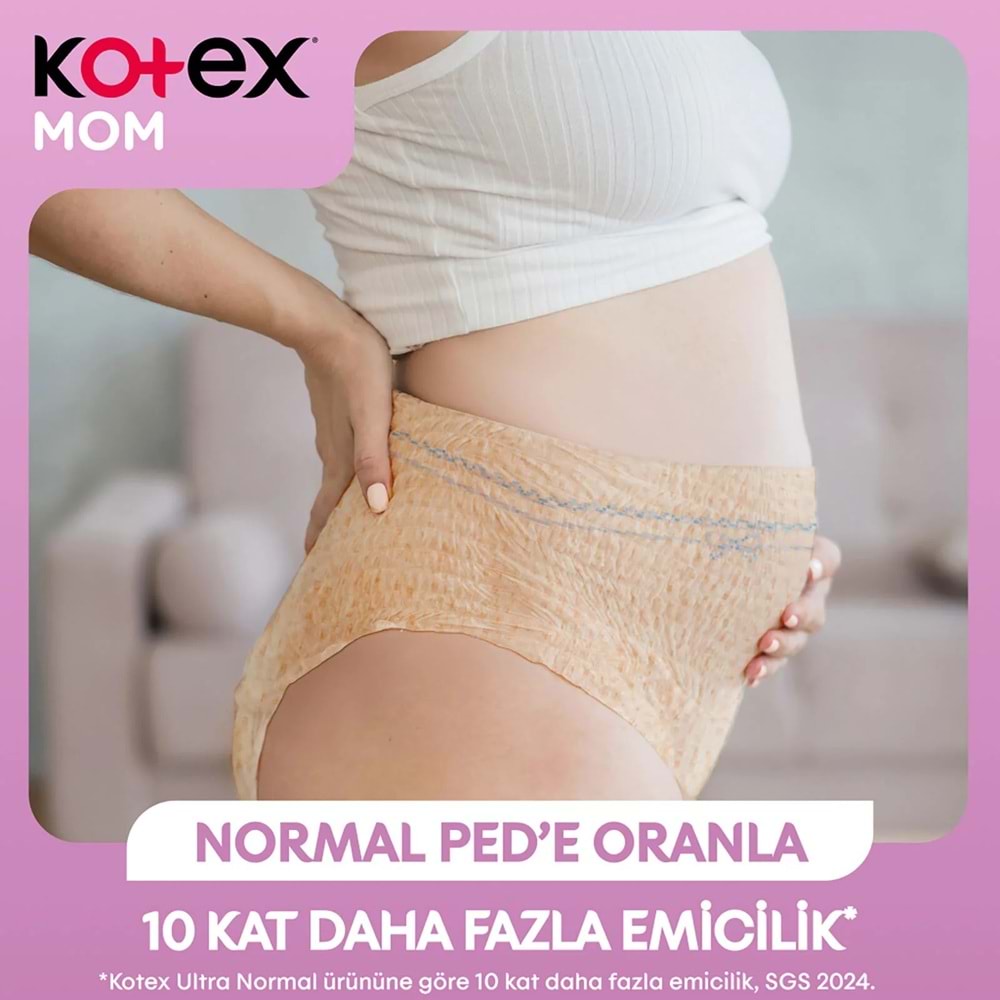 Kotex Mom Lohusa Külodu - Külot Bez S - Small - Küçük / M - Medium - Orta 96 Lı Set (12PK*8)