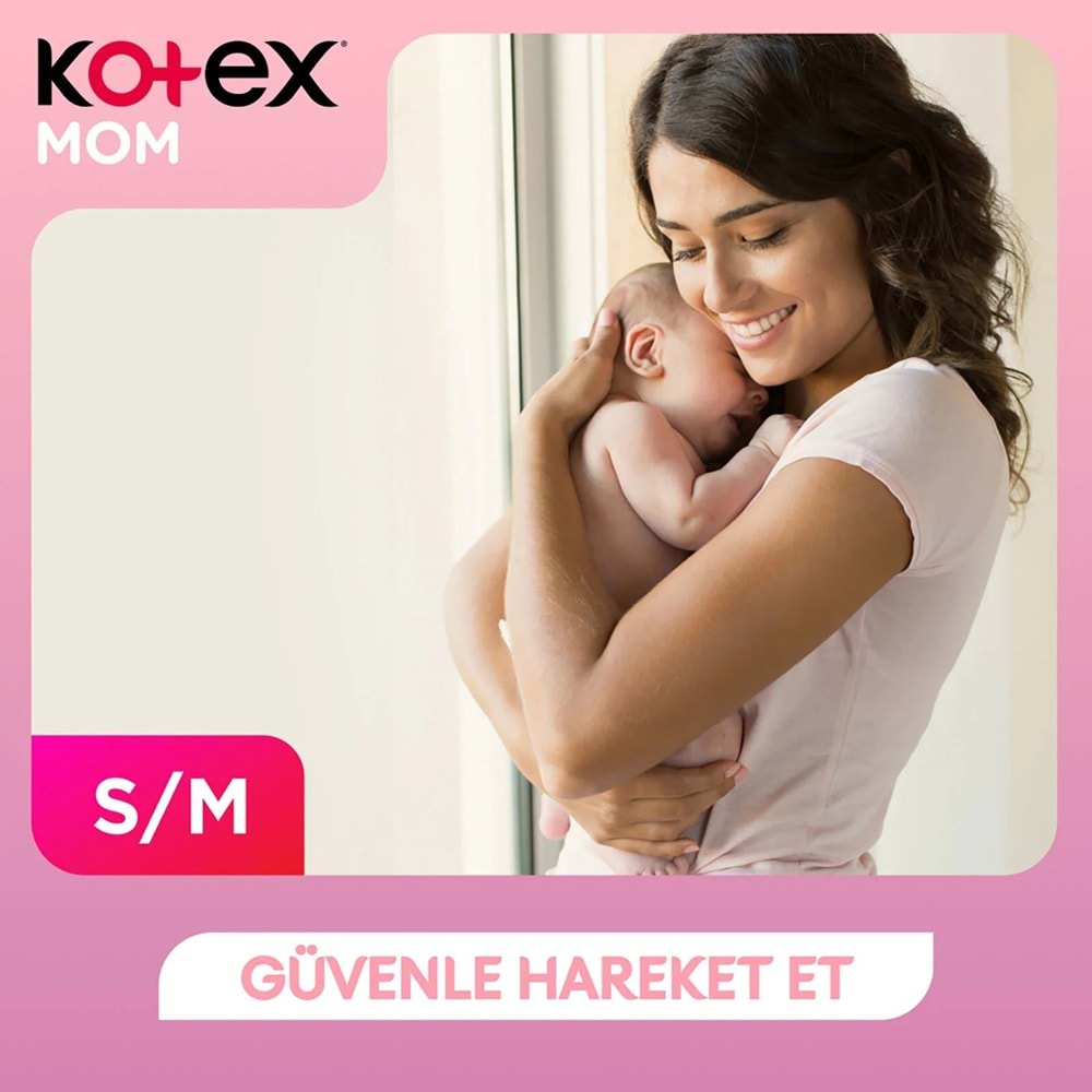 Kotex Mom Lohusa Külodu - Külot Bez S - Small - Küçük / M - Medium - Orta 96 Lı Set (12PK*8)