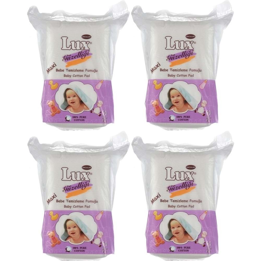 Lüx Bebek Temizleme Pamuğu 240 Adet (4Pk*60)