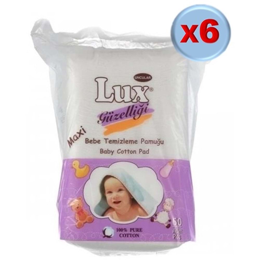 Lux Bebek Temizleme Pamuğu 360 Adet (6Pk*60)