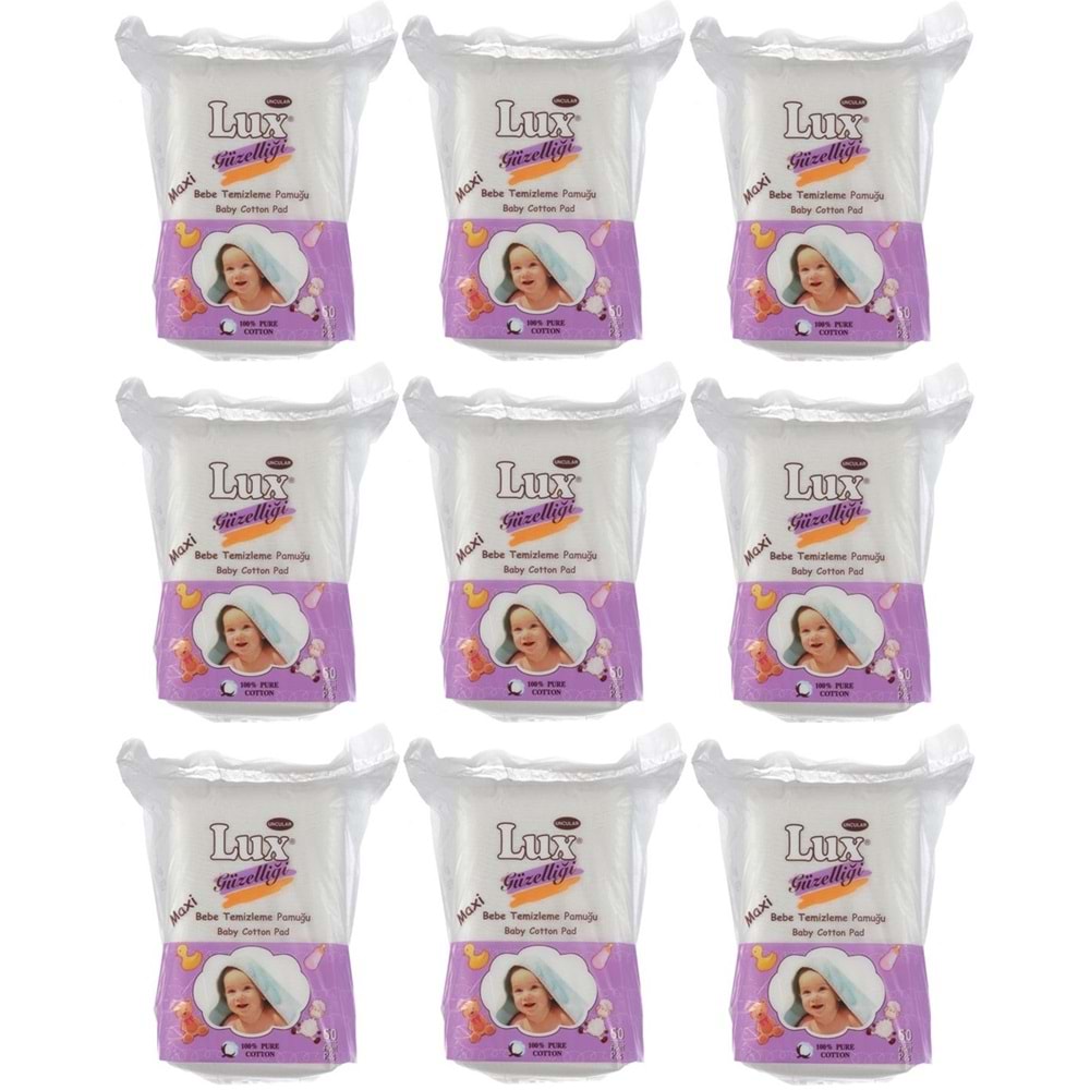 Lüx Bebek Temizleme Pamuğu 540 Adet (9Pk*60)