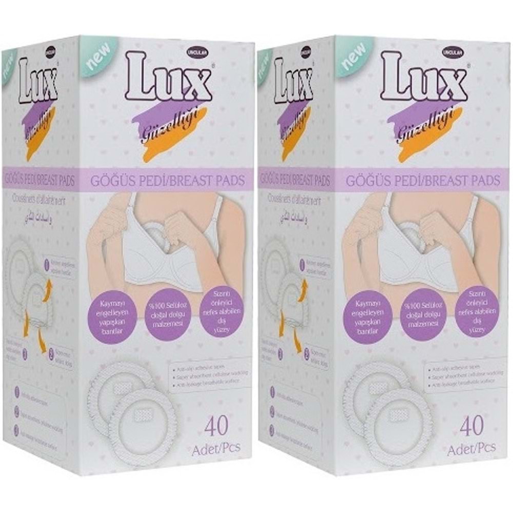 Lux Göğüs Pedi 80 Adet (2PK*40)