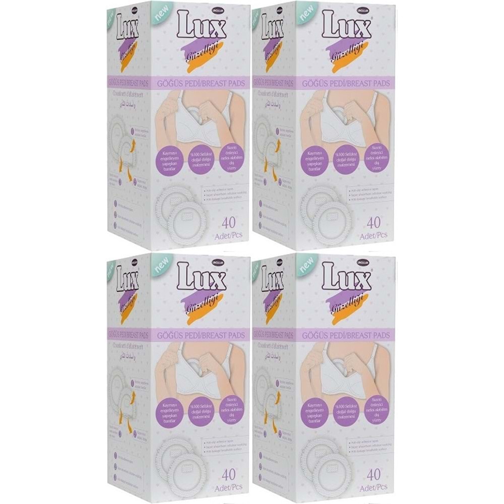 Lux Göğüs Pedi 160 Adet (4PK*40)