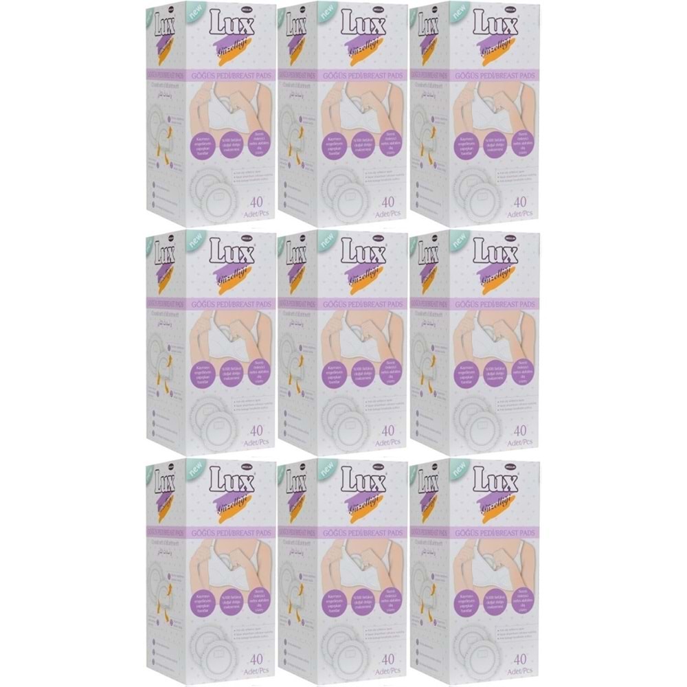 Lux Göğüs Pedi 360 Adet (9PK*40)
